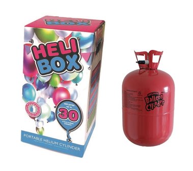 Helium tank met 100% helium goed voor 30 ballonnen 