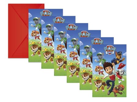 Paw Patrol uitnodigingen