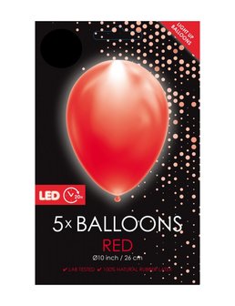 LED ballon rood