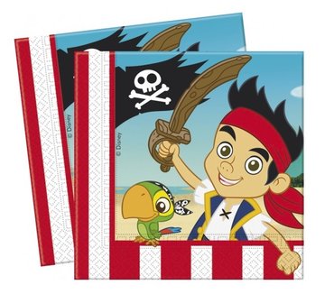 Disney Jake en de Nooitgedachtland piraten servetten Captain