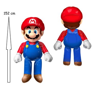 Super Mario Airwalker folie ballon 152cm groot