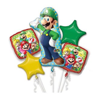 Super Mario folie ballonnen set Luigi