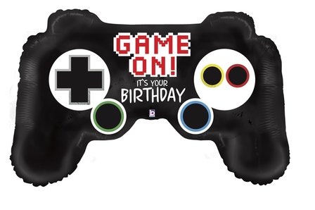 Gaming folie ballon controller Happy Birthday