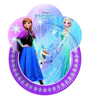 Frozen party bordjes super shape