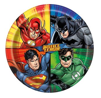 Justice League party bordjes
