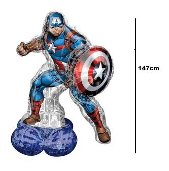 The Avengers Captain America XL decoratie folie ballon