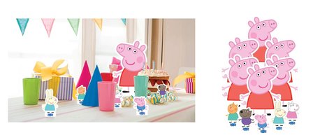 Peppa Pig tafel decoratie set