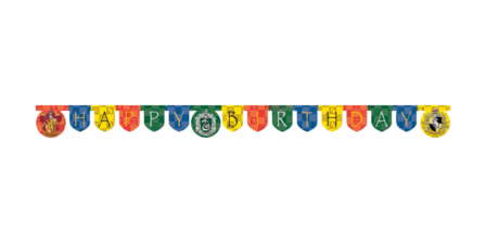 Instituut Dreigend overtuigen Harry Potter HAPPY BIRTHDAY slinger | Lengte 200cm