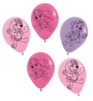 Paw Patrol feest ballonnen roze