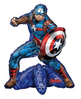 Captain America folie tafel ballon