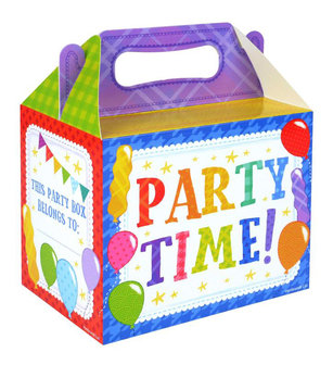 Party Time traktatie doosjes