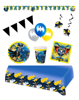 Batman feestpakket Deluxe - Pakket voor 8 personen