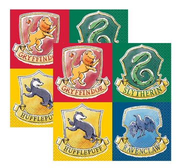 Harry Potter servetten Hogwarts