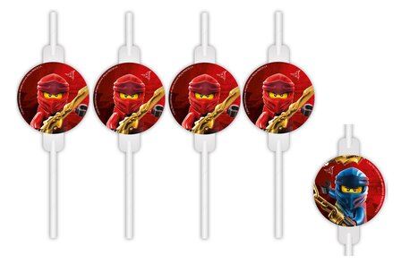 Ninjago party rietjes