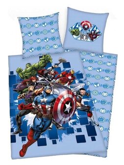 Psychologisch auteursrechten zingen The Avengers dekbedovertrek Emblem | 140x200cm