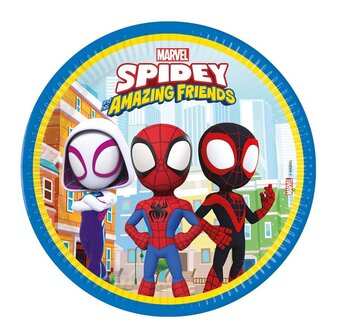 Spidey &amp; Friends party bordjes