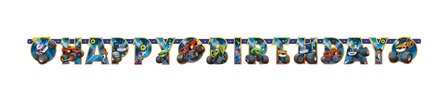 Blaze en de Monsterwielen HAPPY BIRTHDAY slinger