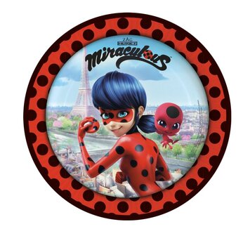 Miraculous Lady Bug party bordjes