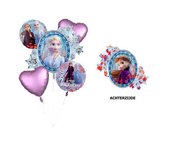 Disney Frozen 2 folie ballonnen set Happy Birthday