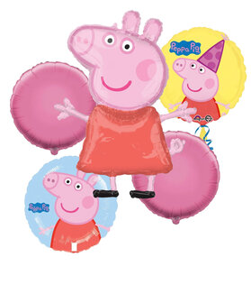 Peppa Pig 5-delig folie ballonnen set