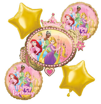 Disney Princess folie ballonnen set Happy Birthday