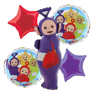 Teletubbies 5-delig folie ballon set Tinky Winky