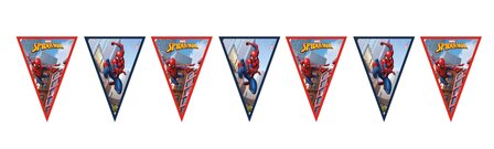 Spiderman feestslinger of vlaggenlijn van papier