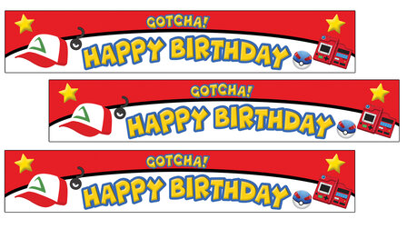 Happy Birthday slinger Pokemon thema