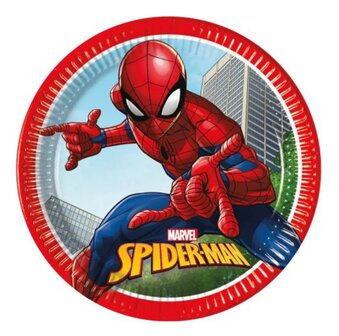 Spiderman bordjes Crime Fighter