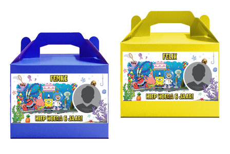 Spongebob Happy Meal doosjes