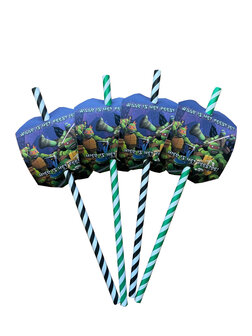 Ninja Turtles rietjes