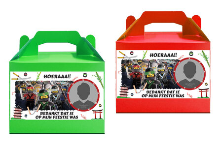 Happy meal doosjes Ninjago