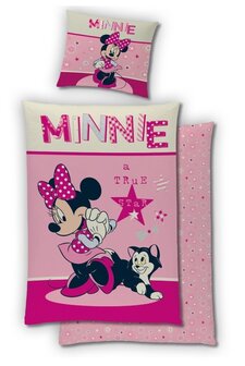 Minnie Mouse dekbedovertrek flanel