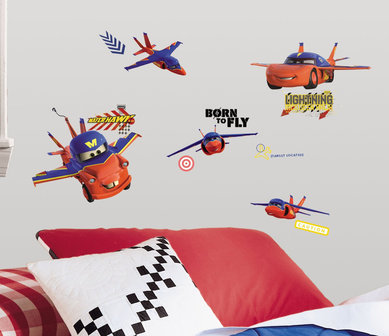 Disney Planes matter 44 delig wanddecoratie muurstickers set voorbeeld