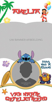 deurbanner Lilo en Stitch