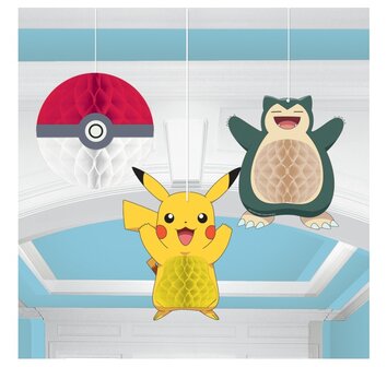 Pokemon honeycomb decoratie