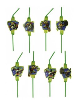 Teenage Mutant Ninja Turtles rietjes