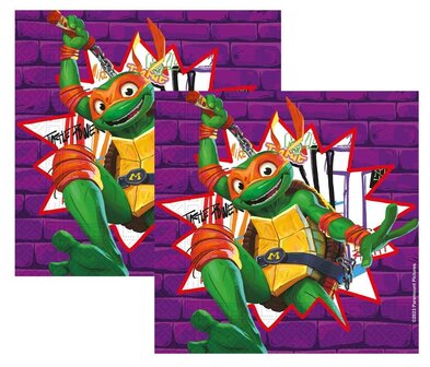 Ninja Turtles servetten