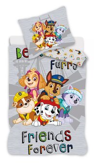 Paw Patrol dekbedovertrek 140x200cm Friends Forever