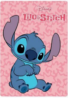 Lilo en Stitch fleece deken