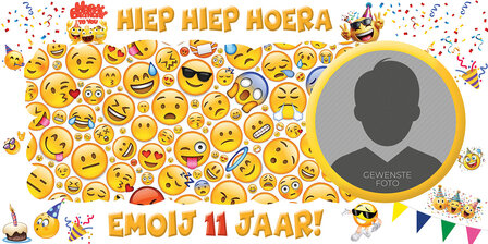 muurbanner Emoij