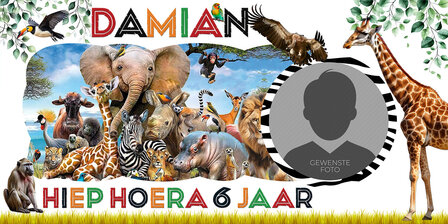 muurbanner Jungle 
