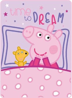 Peppa Pig fleece deken Dreams