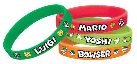 Super Mario livestrong armbandjes 