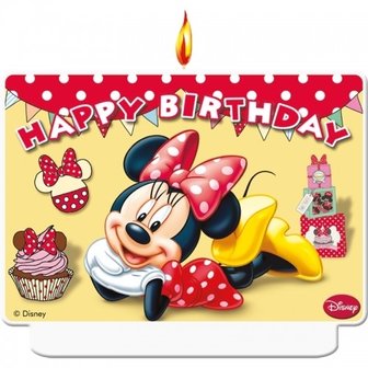 Disney Minnie Mouse verjaardag taart kaars