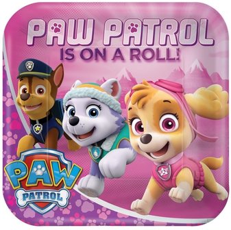 Paw Patrol party bordjes Skye en Everest