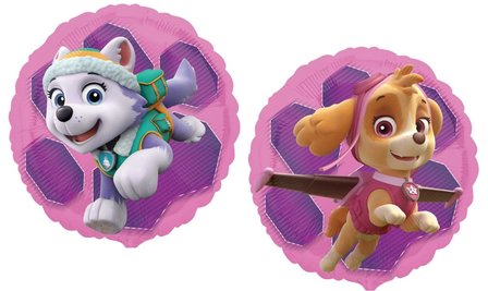 Paw Patrol Skye en Everest folie ballon