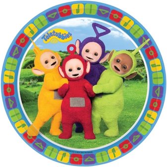 Teletubbies gebak bordjes