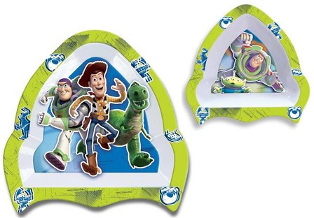 Disney Toy Story melamine bord met schaaltje