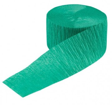 papieren crepe slinger groen